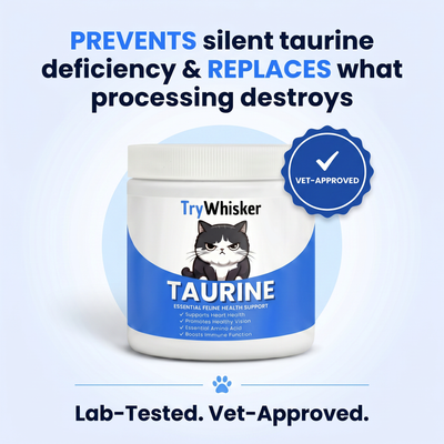 Stop the Silent Deficiency Before You See the Signs with TryWhisker™ Taurine Supplement