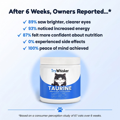 Stop the Silent Deficiency Before You See the Signs with TryWhisker™ Taurine Supplement