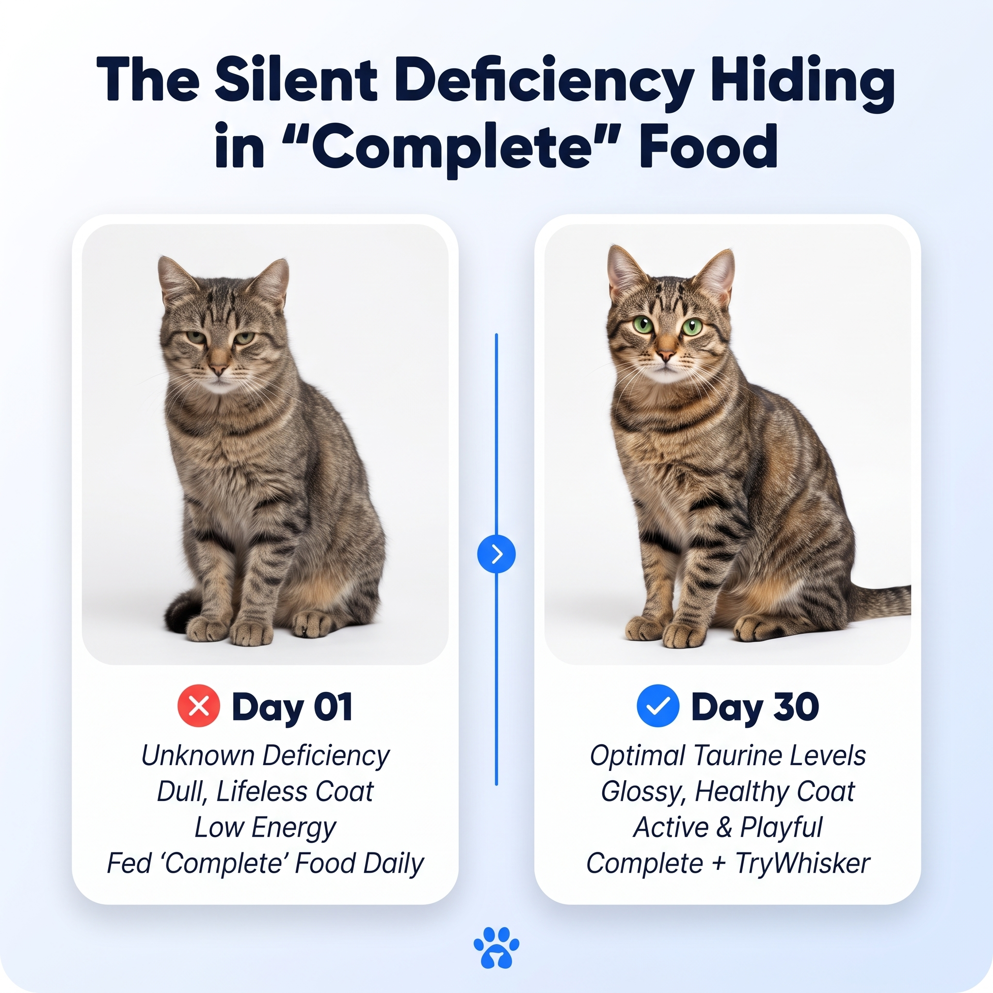 Stop the Silent Deficiency Before You See the Signs with TryWhisker™ Taurine Supplement